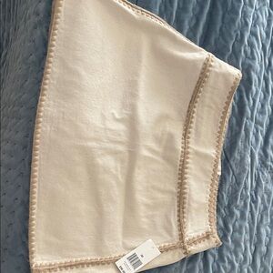 Blank NYC Cream Mini Skirt